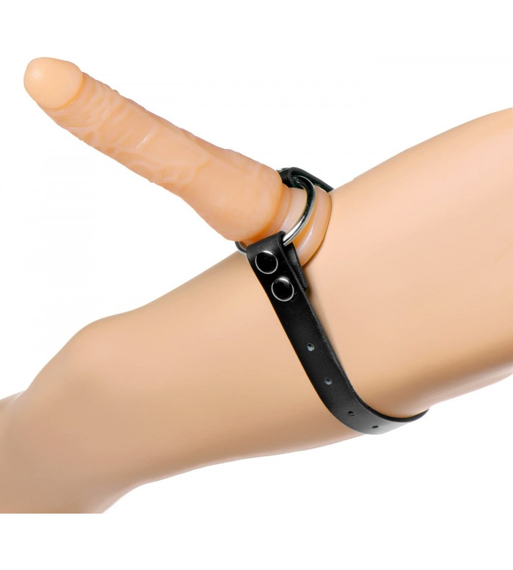 Dildos Thigh or Boot Leather Strap On Dildo Harness - CX11HK1CQER $23.61