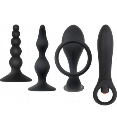 Anal Sex Toys Intro to Prostate Kit for Men with 4 Silicone Toys - CE12GFQAX41 $22.81