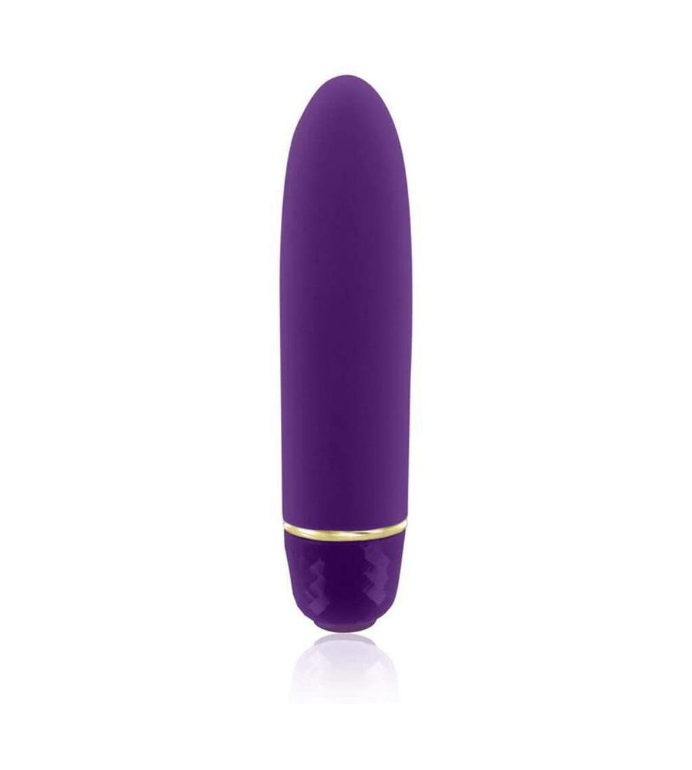 Vibrators Classique Silicone Mini Vibrator Deep Purple 5.1" Vibe Hot Sexy Gift! - Deep Purple - CB12E5LO6PL $28.38