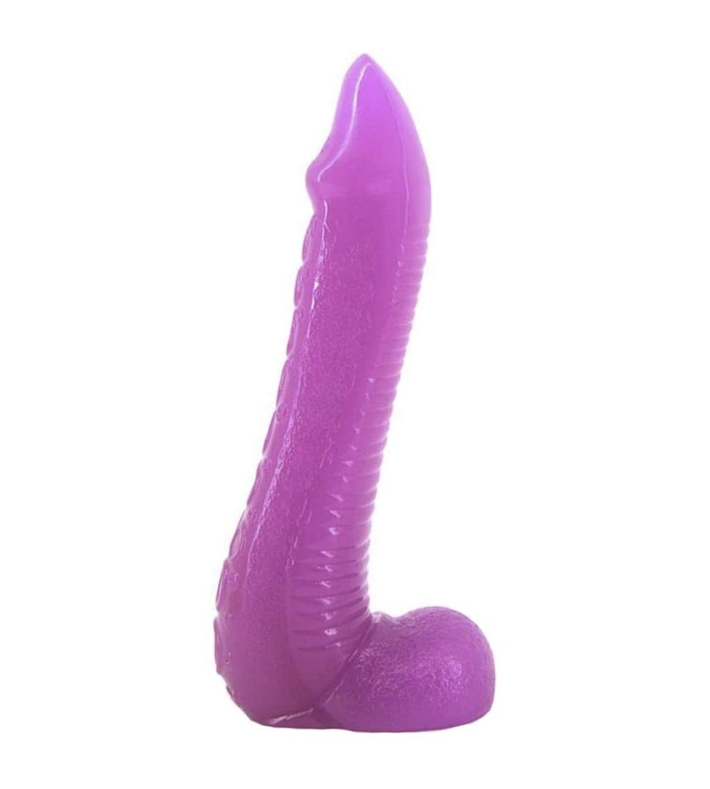 Anal Sex Toys Simulated Squid Tentacle Animal Dildo G Point Anal Plug Sex Toys for Women Masturbation-Purple - Purple - CL18I...