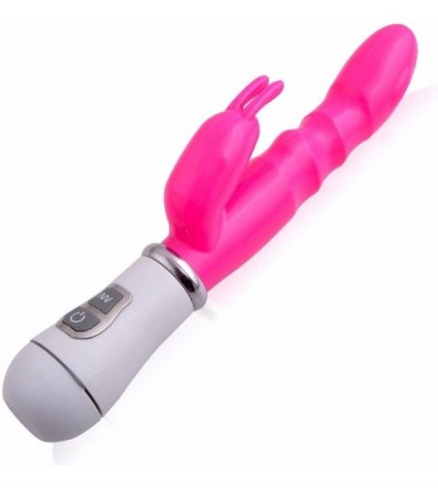 Vibrators Sex Toys-G-spot Massage Sticks Waterproof Multispeed Rabbit Dildo Vibrator for Women (Red) - Red - CQ18566TMOS $9.41