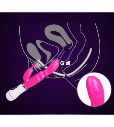 Vibrators Sex Toys-G-spot Massage Sticks Waterproof Multispeed Rabbit Dildo Vibrator for Women (Red) - Red - CQ18566TMOS $9.41