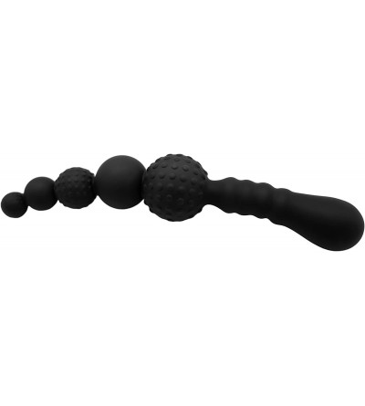 Anal Sex Toys Silicone Anal Wand The Best Anal Beginner Toy For Men & Women - Black - CA12BSP12K9 $22.73