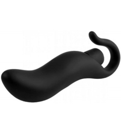 Anal Sex Toys Anal Fantasy Pull Plug Silicone Vibe- 3.25 Inch- Waterproof- Black - CM11GR7BP5L $14.49