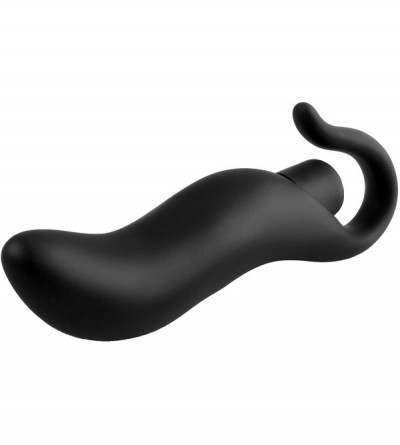 Anal Sex Toys Anal Fantasy Pull Plug Silicone Vibe- 3.25 Inch- Waterproof- Black - CM11GR7BP5L $14.49