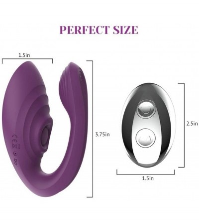 Vibrators Partner Vibrator for Clitoral & G-Spot Stimulation with 10 Pulsating & Vibration Patterns- Wireless Remote Control ...