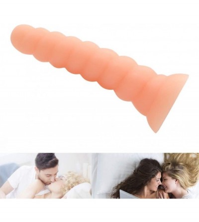 Anal Sex Toys Anal Beads- Screw Design Anal Butt Plug- Super Long Thick G-spot Dildo with Hands Free Suction Cup for Man Woma...