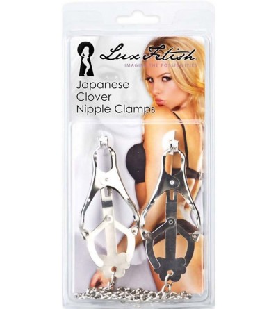 Restraints Mr-S-Leather Japanese Clover Nipple Clamps - Chrome - C0114HHL8Q9 $12.87