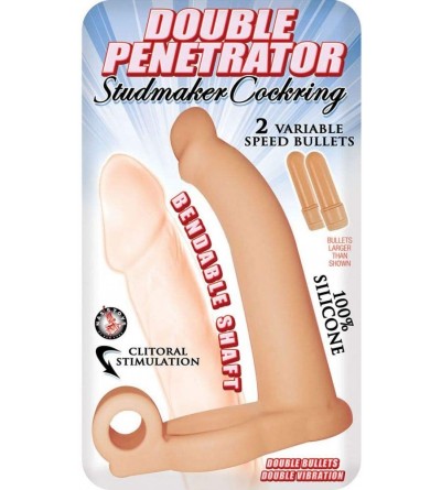 Penis Rings Double Penetrator Studmaker Cockring- Flesh- 7.02 Ounce - Flesh - CK12LJH0K31 $20.66