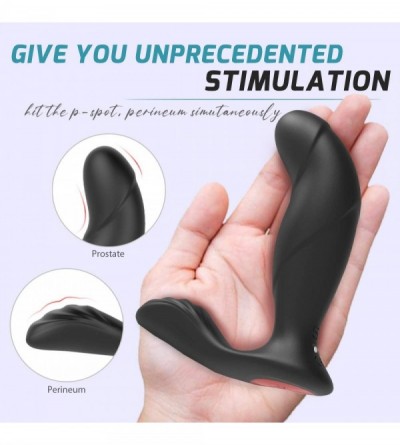 Anal Sex Toys Vibrating Prostate Massager Remote Controlled 9 Speeds Anal Vibrator- Rechargable Anal Butt Plug Wearable Clito...