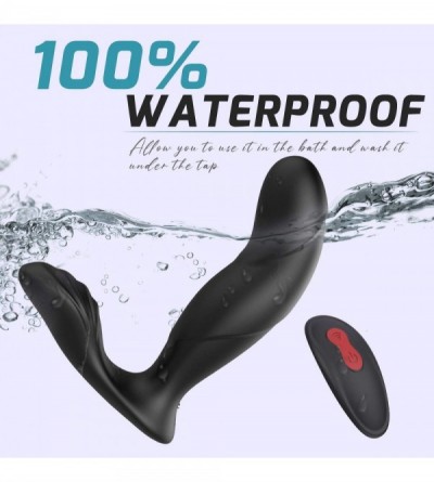 Anal Sex Toys Vibrating Prostate Massager Remote Controlled 9 Speeds Anal Vibrator- Rechargable Anal Butt Plug Wearable Clito...