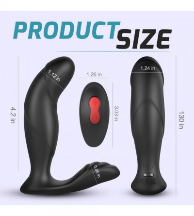 Anal Sex Toys Vibrating Prostate Massager Remote Controlled 9 Speeds Anal Vibrator- Rechargable Anal Butt Plug Wearable Clito...