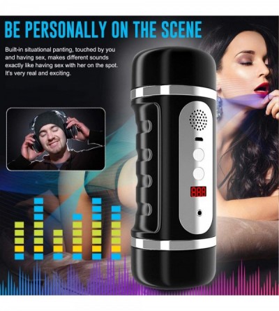 Male Masturbators Sexy Toysfor Man Pocket Adullt Toy for Man Pleasure Automatic Sucking Toys for Men Handsfree Sleeve Stroker...