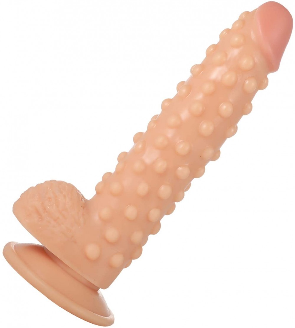 Dildos 9 Inch Flexible Realistic Dildo Penis Dong with Strong Suction Cup Hands-Free Dildo Masturbation Sex Toy for Women (Fl...
