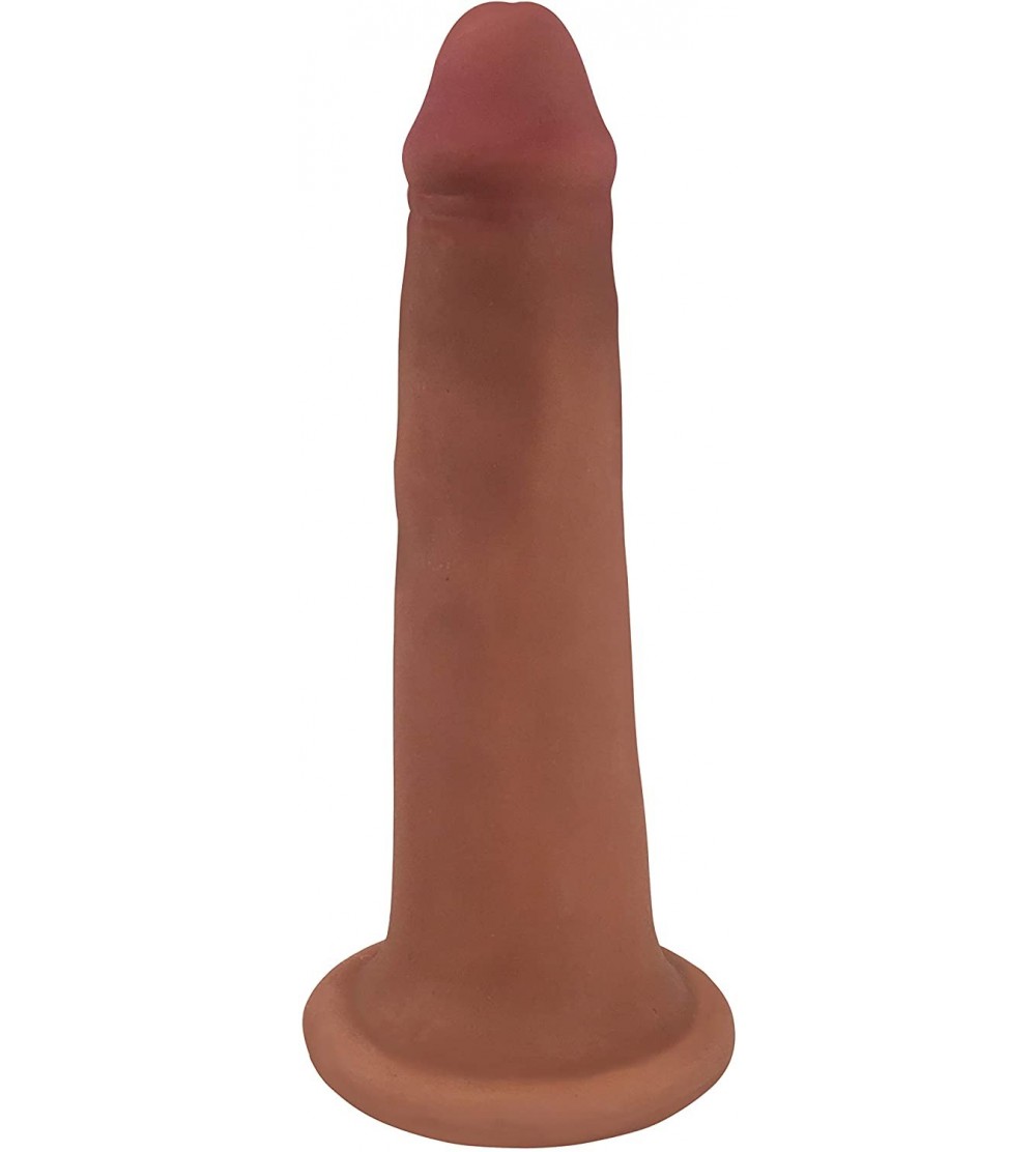 Dildos Easy Riders 7 Inch Dual Density Dildo- Tan - CQ18NRCRL2S $24.00