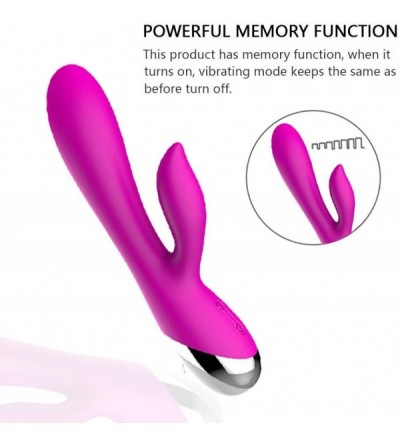 Vibrators Waterproof Rabbit Vibrantor for Women with Dual Motors 10 Powerful Vibranting Modes for Intense Clitt Orgasmn- Rech...