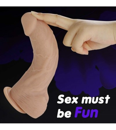 Dildos 8.67"Huge Penis Dildo- Liquid Silicone Realistic Dildo for Women- Strong Suction Cup Adult Sex Toys for Female Masturb...