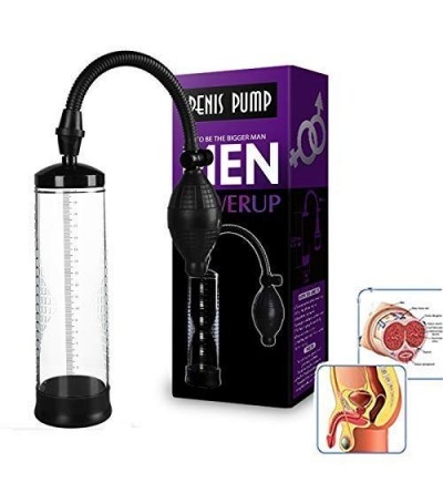 Pumps & Enlargers Powerful P~nnìs Training Pump Men Vacuum Pump P~nnìs Extension Enlargers with Soft TPE Sleeve Manual Operat...