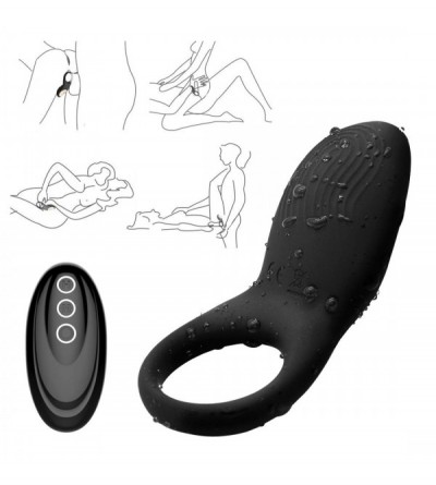 Penis Rings Relax Toy Pennis Ring for Men Strong Vibrating Penis Ring with Testicular Ring Vibration Mode for Men Longer Last...