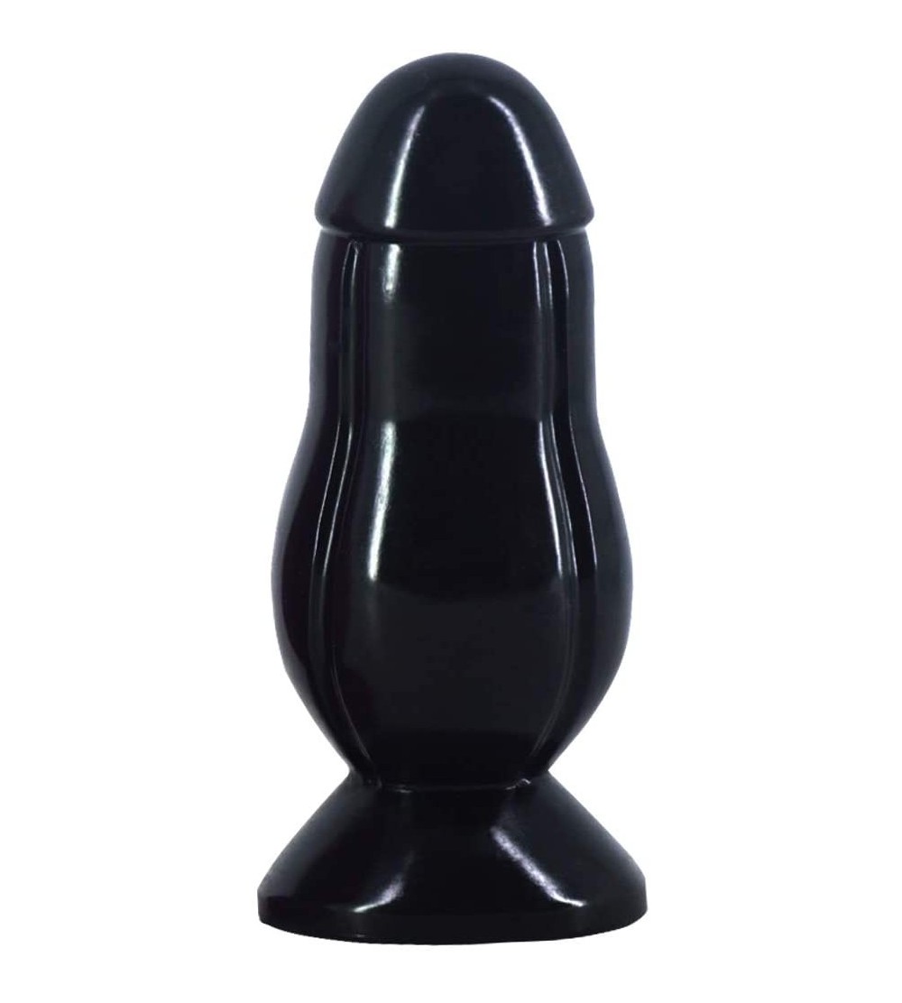 Dildos Anal Plug Sex Toys Strong Suction Cup Hand-Free Women Men Masturbation Couple Flirt Tools(Black) - Black - CM18UZD87TK...