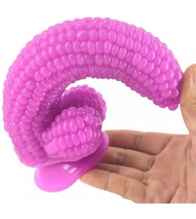 Dildos Corn Dildos with Hand-Free Suction Cup 8.3 inch Realistic Penis for Women Masturbation (Purple) - Purple - CU18XNHETT5...