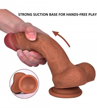 Dildos Realistic Flexible Dǐldo for Women and Men High-Quality and Medical Standard Silicone Material 10 inch - CB18HTOWOW5 $...