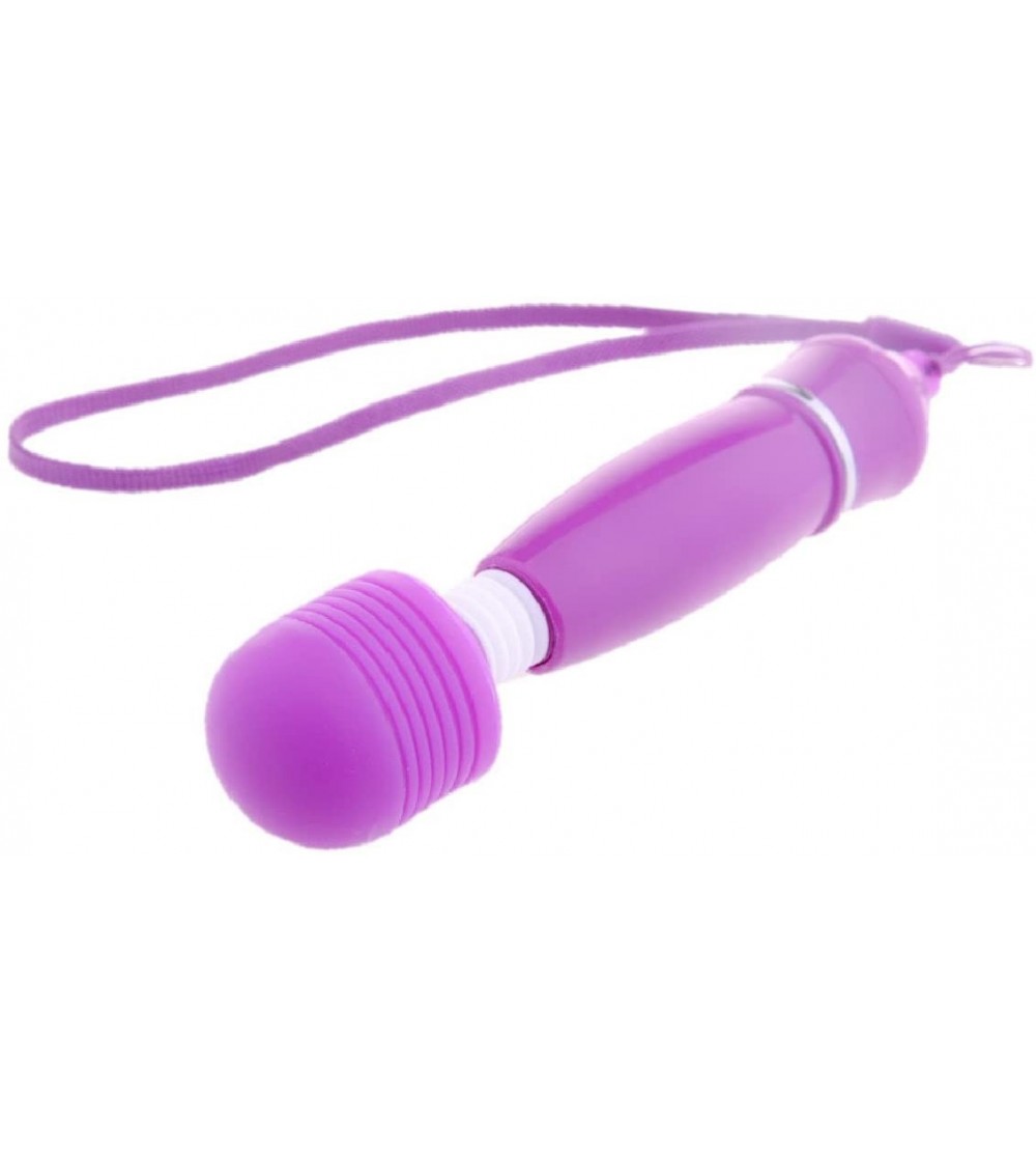 Vibrators Portable Waterproof Mini Wand Massager-Purple - CO18ID7YUAY $11.11