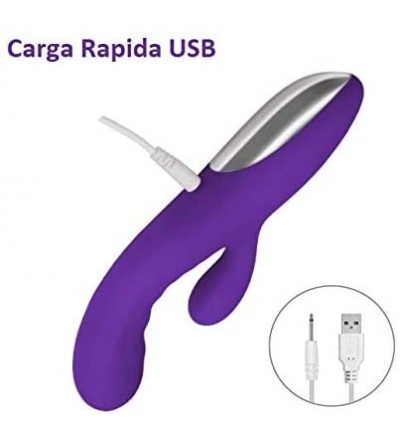 Vibrators G Spot Vibrator Heating Wand Massager Handheld Waterproof Automatic Silicone Massager Rechargeable Powerful 10 Spee...