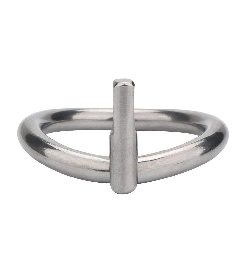 Penis Rings Stainless Steel Penis Ring Cock Rings Delay Erections Toy for Men Male 50mm - CQ18NYN9T4X $8.60