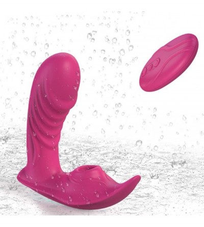 Vibrators Clitoral Sucking Vibrator- Silicone Wearable G Spot Dildo Stimulator with 10 Suctions& Vibrations Modes- Rechargeab...