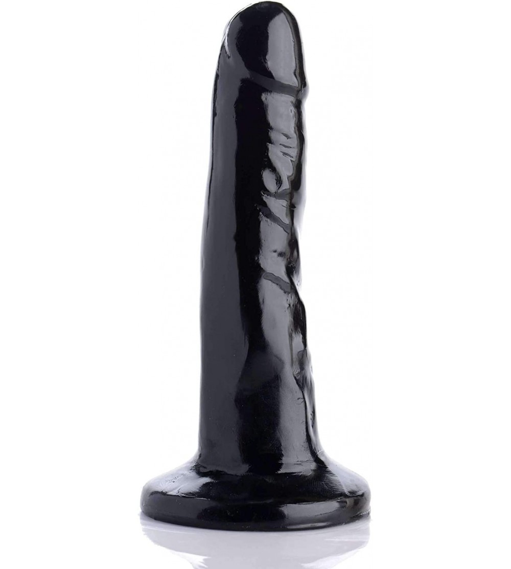 Vibrators Slim Dildo- Flesh- 6 Inch - Flesh - CS12NZ5F444 $9.93