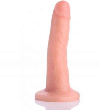 Vibrators Slim Dildo- Flesh- 6 Inch - Flesh - CS12NZ5F444 $9.93