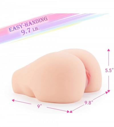 Male Masturbators Male Masturbator Love Doll Sex Toy Life-Size Realistic TPE Pelvic Male Stroker w Tight Ribbed Vagina & Anal...