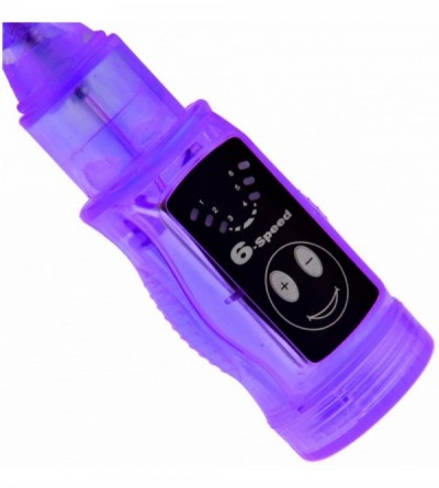 Anal Sex Toys 6 Speed Beads Anal Vibrator (Purple) - CL12EE0KRID $12.02