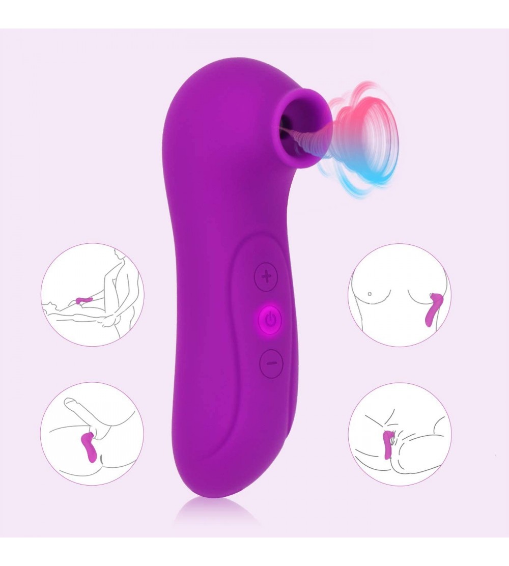 Vibrators Clitoris Sucking Vibrator for Women - Rechargeable Nipples Suction Stimulator with 10 Modes- Waterproof Adult Sex T...