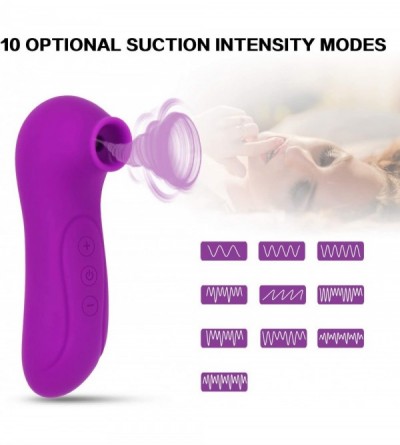 Vibrators Clitoris Sucking Vibrator for Women - Rechargeable Nipples Suction Stimulator with 10 Modes- Waterproof Adult Sex T...