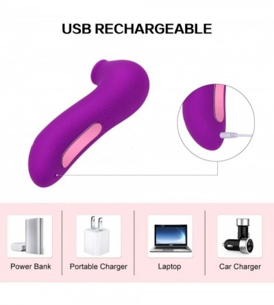 Vibrators Clitoris Sucking Vibrator for Women - Rechargeable Nipples Suction Stimulator with 10 Modes- Waterproof Adult Sex T...