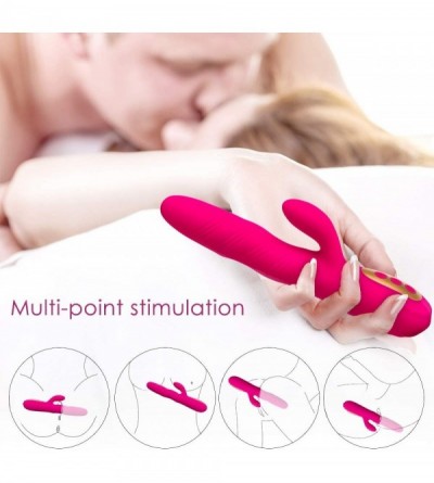 Vibrators G-spot Clitoris Rabbit Vibrator- Powerful Clit Vagina Nipples Stimulator with 10 Vibrations for Quick Orgasm- Magne...