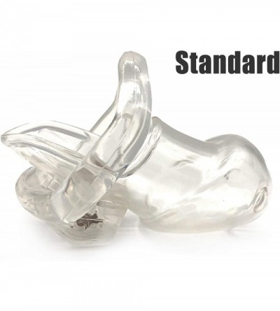 Chastity Devices Lightweight Premium Chastity Device Medical Grade Resin Male Briefs V3 Transparent (Standard) - Standard - C...