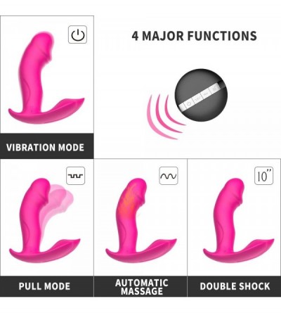 Vibrators Wearable Panty G Spot Clit Vibrator- Remote Control Invisible Quite Vibrating Panties Waterproof Silicone Dildo Cli...