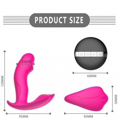 Vibrators Wearable Panty G Spot Clit Vibrator- Remote Control Invisible Quite Vibrating Panties Waterproof Silicone Dildo Cli...