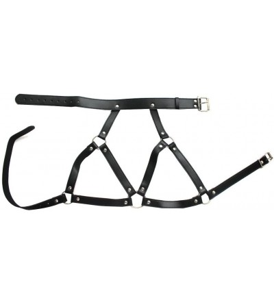 Restraints SM Restraint Bondage Open Mouth Gag Nipple Clamps with Neck Collar - CE11NIMLQTD $14.60