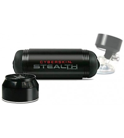 Male Masturbators Male Masturbator Cup - CyberSkin Stealth Double Stroker Mouth & Ass with Adjustable Suction Cup- Realistic ...