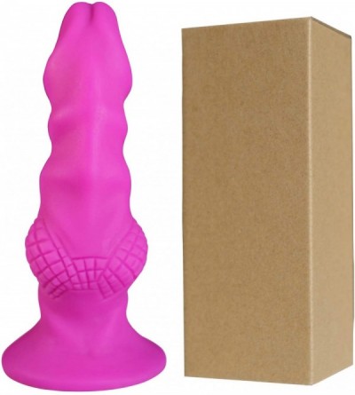 Dildos Realistic Liquid Silicone Dildo with Suction Cup for Hands-Free Play- Flexible Snake Head Dildo for Vaginal G-Spot Pla...