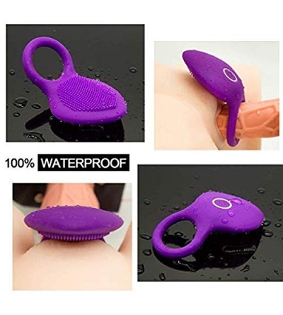 Penis Rings Reliable Quality Male Delay Vibrating Ring for Your Partner Penisring Ring for Men Couples Ví'bratión Modes Roost...