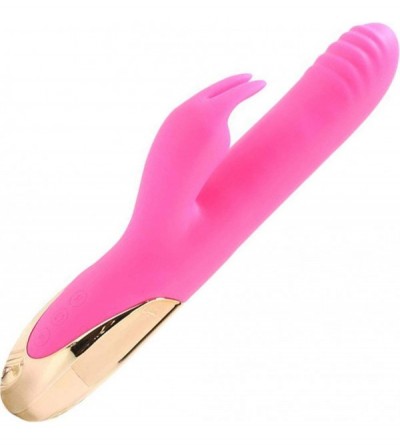 Vibrators Dream Supercharged Silicone Rabbit Rechargeable Pink - C2180WS9II9 $23.28