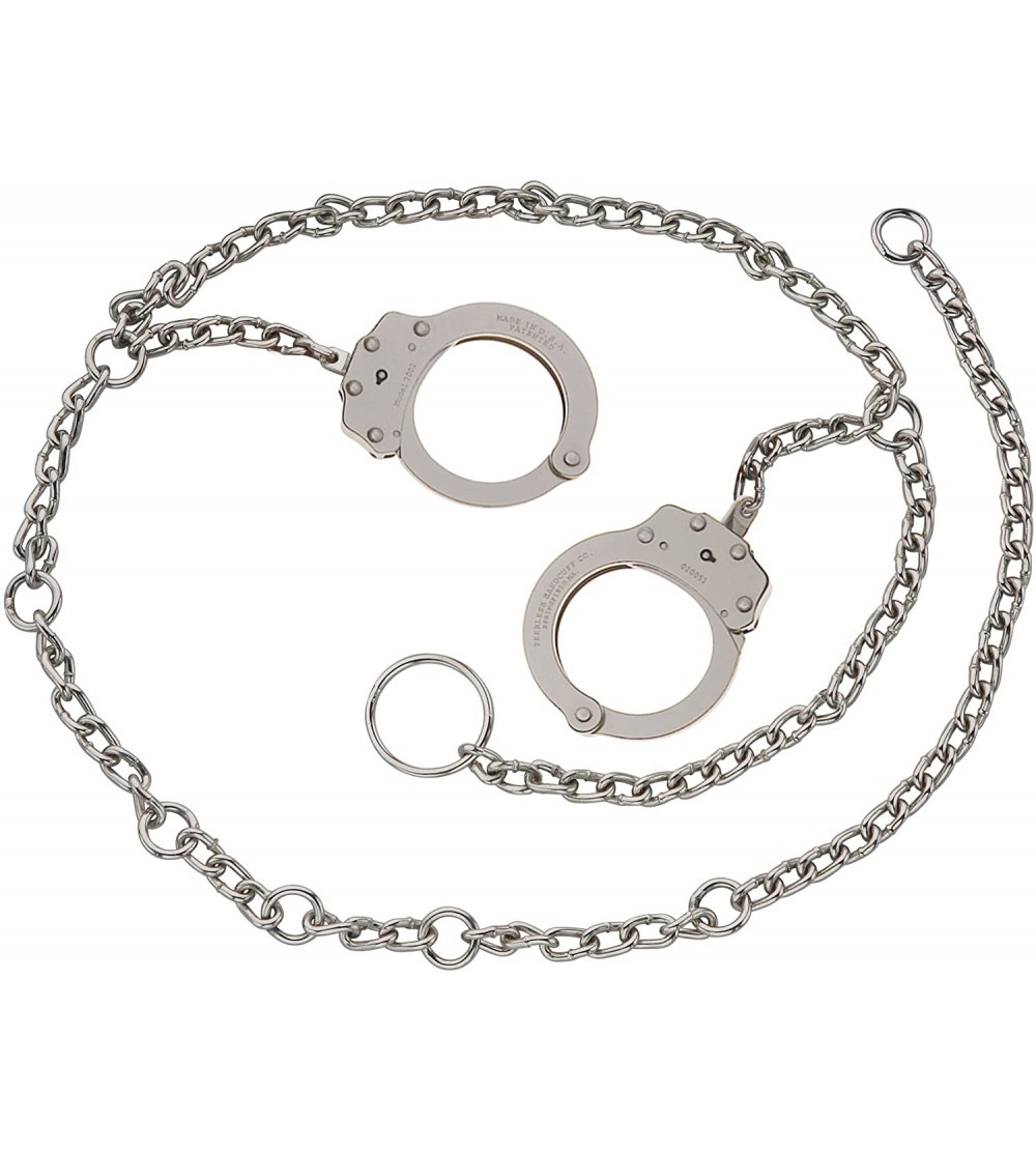 Restraints Waist Chain- Model 7002- 52" Waist Chain with a Handcuff Connected at Each Hip - Nickel Finish - CY1162FPTRD $54.46