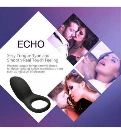 Penis Rings Healthy Silicone Vibrating Cock Ring - Waterproof Rechargeable Penis Ring Vibrator - Sex Toy for Male or Couples ...