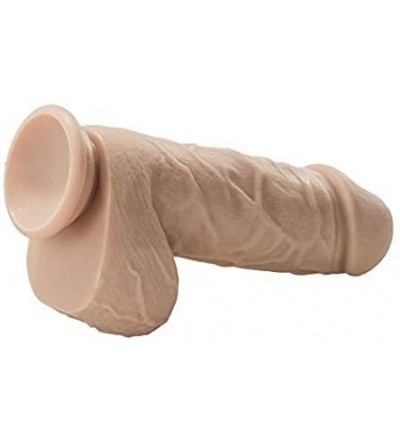 Vibrators Rummy Fatty 8" Ultra Thick Premium Silicone Dildo Suction Cup- Skin- 2 Pound - CR18E4NUKD0 $26.20