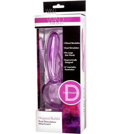 Dildos Original Rabbit Dual Stimulation Wand Attachment - CR11LSJNA5F $10.32